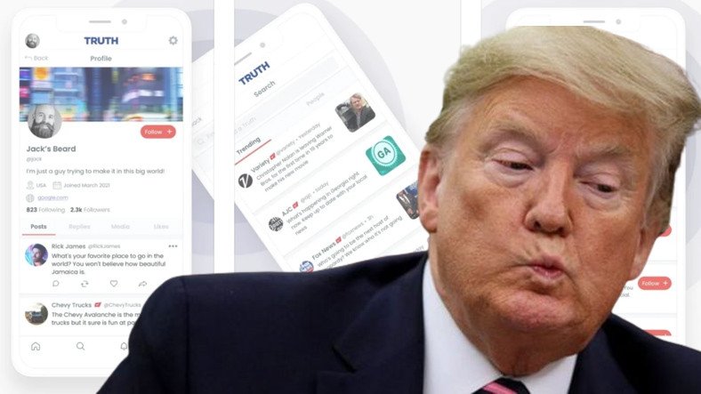 Facebook ve Twitter'dan Banlanan Donald Trump'ın Kendi Sosyal Medya Uygulaması iPhone'lar İçin Yayınlandı